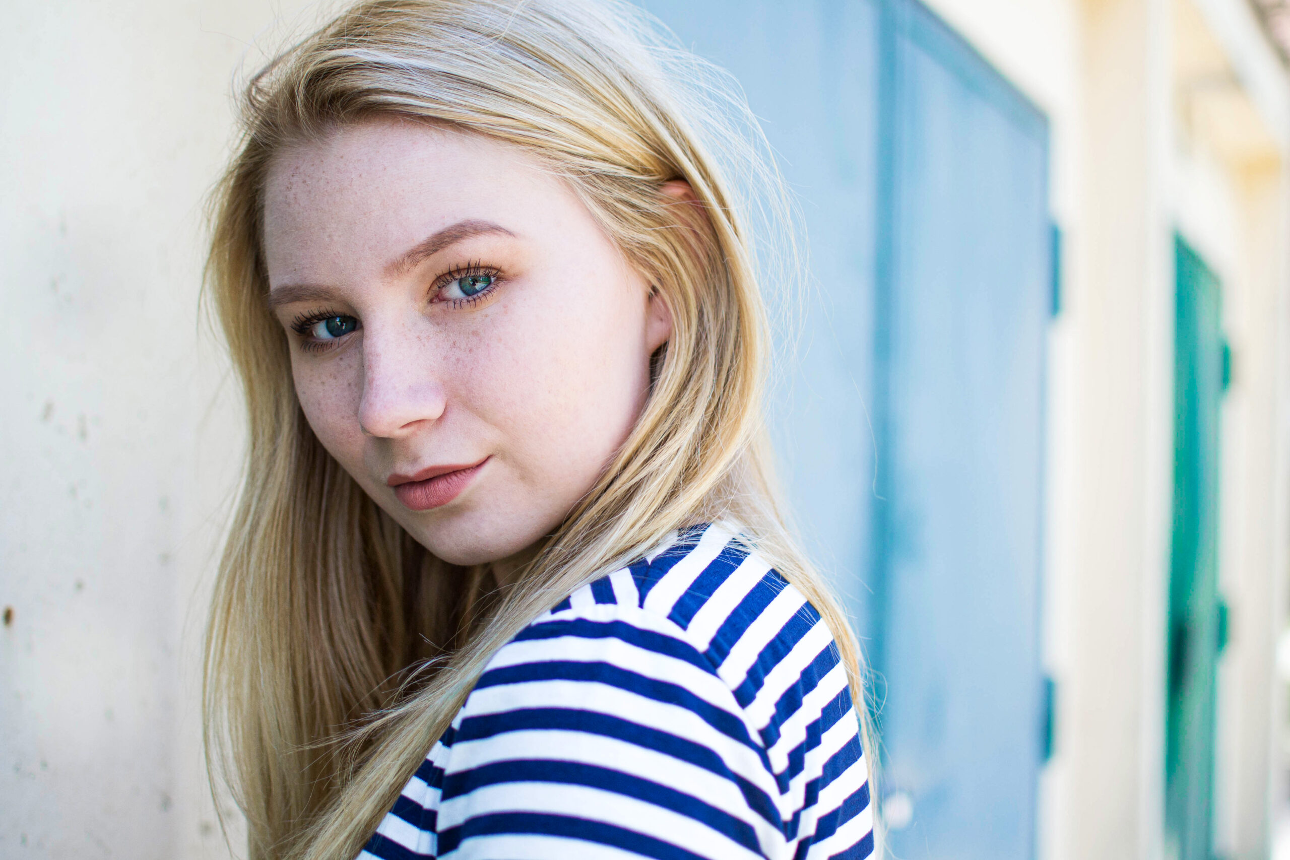 Blonde, Girl, Portrait