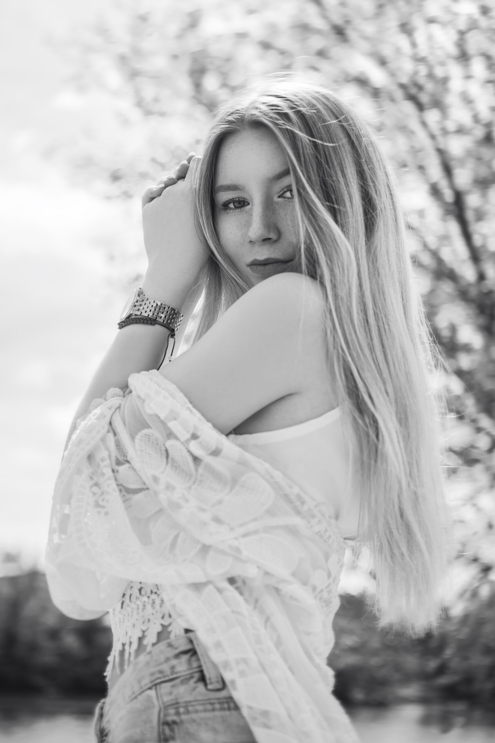 Blonde, Girl, Portrait,