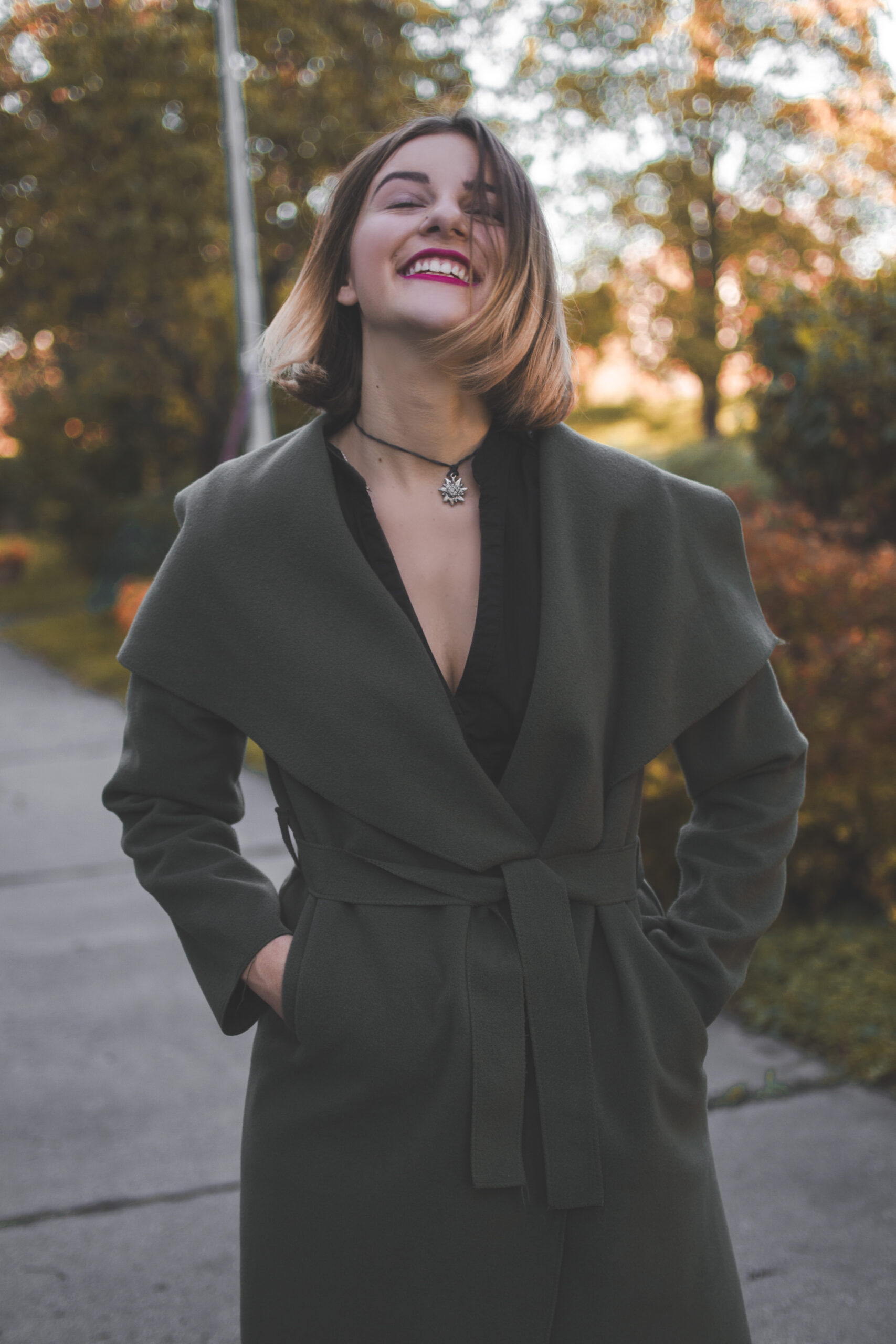Girl, Portrait, Autumn